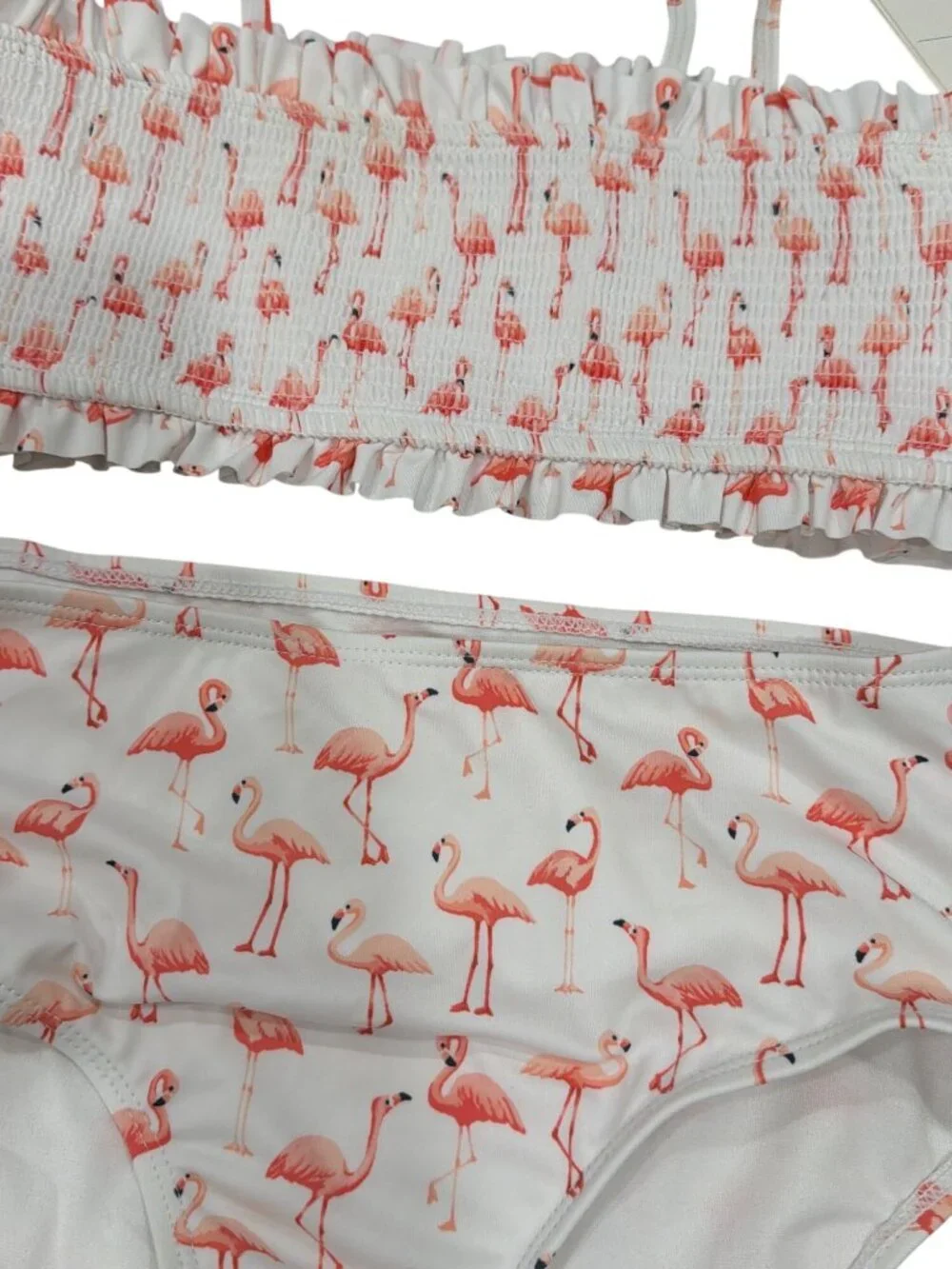 Janie and Jack Flamingo Print Two-Piece Swim Set Girls 10 NWT